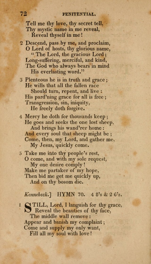 A Collection of Hymns for the Use of the Methodist Episcopal Church: Principally from the Collection of the Rev. John Wesley. M. A. page 77