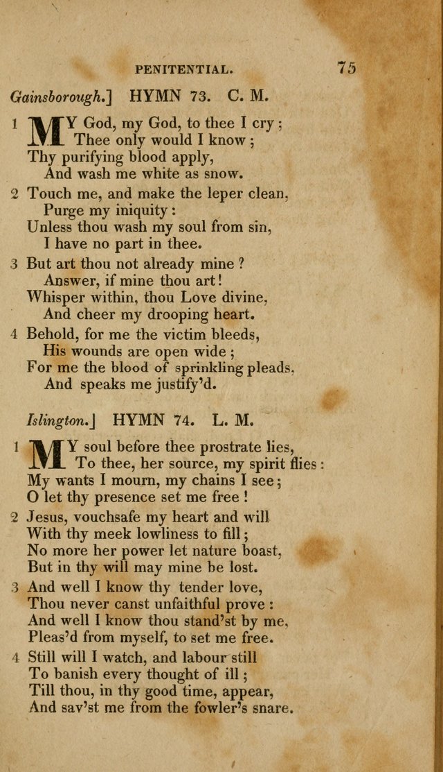 A Collection of Hymns for the Use of the Methodist Episcopal Church: Principally from the Collection of the Rev. John Wesley. M. A. page 80