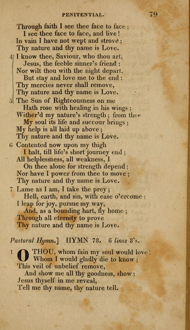 A Collection of Hymns for the Use of the Methodist Episcopal Church: Principally from the Collection of the Rev. John Wesley. M. A. page 84