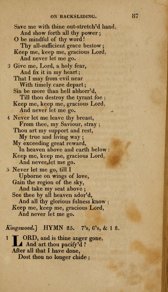 A Collection of Hymns for the Use of the Methodist Episcopal Church: Principally from the Collection of the Rev. John Wesley. M. A. page 92