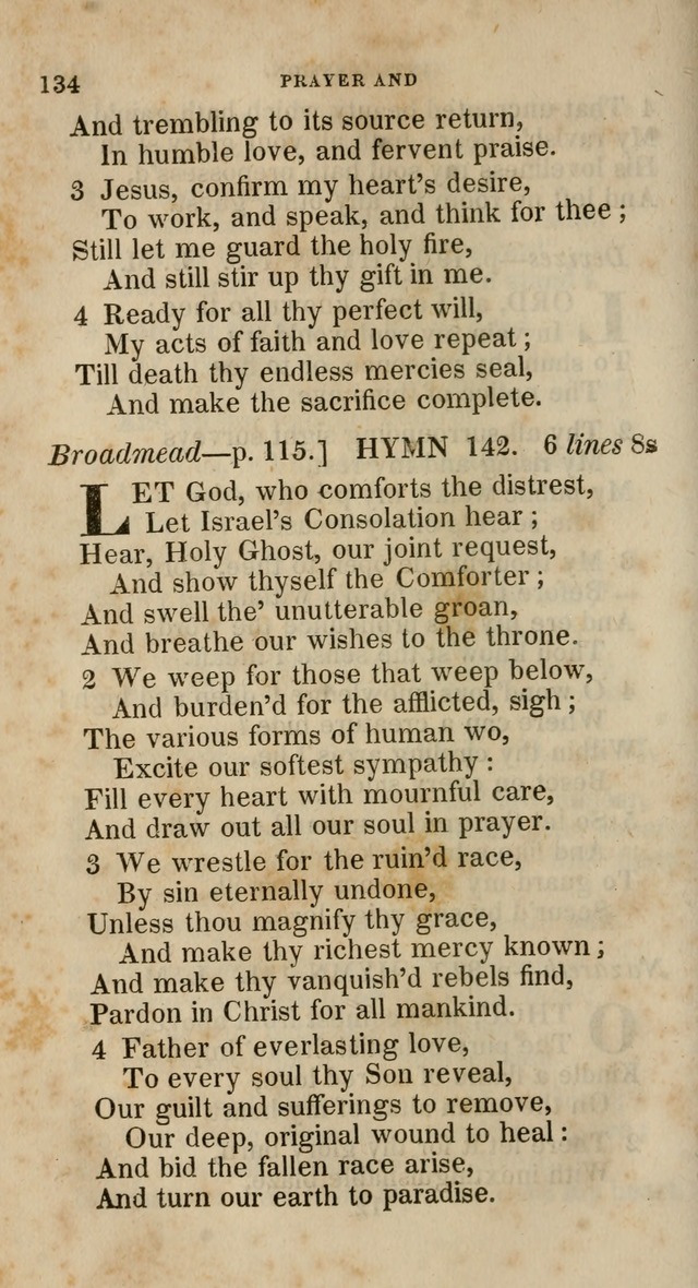 A Collection of Hymns for the Use of the Methodist Episcopal Church: principally from the collection of  Rev. John Wesley, M. A., late fellow of Lincoln College, Oxford; with... (Rev. & corr.) page 134