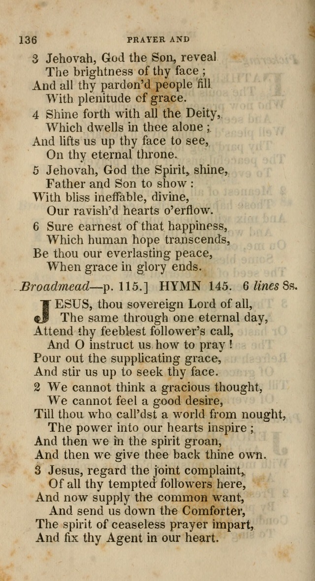 A Collection of Hymns for the Use of the Methodist Episcopal Church: principally from the collection of  Rev. John Wesley, M. A., late fellow of Lincoln College, Oxford; with... (Rev. & corr.) page 136