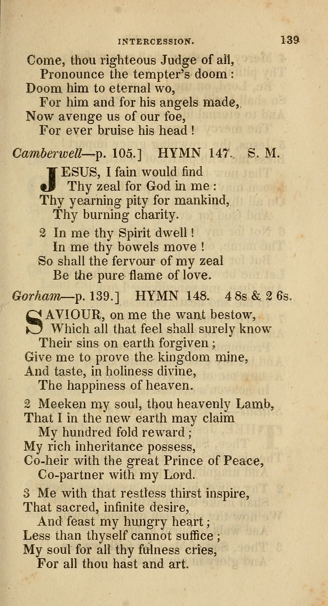 A Collection of Hymns for the Use of the Methodist Episcopal Church: principally from the collection of  Rev. John Wesley, M. A., late fellow of Lincoln College, Oxford; with... (Rev. & corr.) page 139