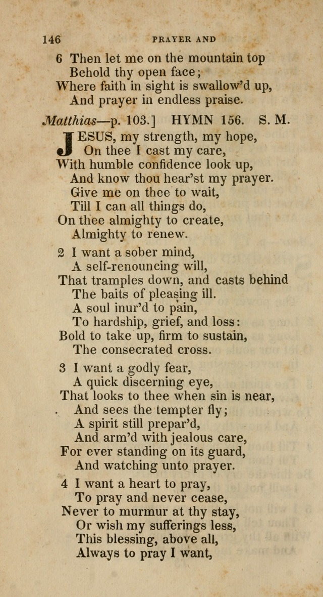 A Collection of Hymns for the Use of the Methodist Episcopal Church: principally from the collection of  Rev. John Wesley, M. A., late fellow of Lincoln College, Oxford; with... (Rev. & corr.) page 146