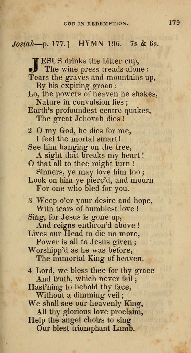 A Collection of Hymns for the Use of the Methodist Episcopal Church: principally from the collection of  Rev. John Wesley, M. A., late fellow of Lincoln College, Oxford; with... (Rev. & corr.) page 179