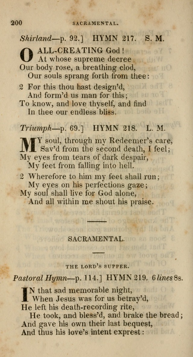 A Collection of Hymns for the Use of the Methodist Episcopal Church: principally from the collection of  Rev. John Wesley, M. A., late fellow of Lincoln College, Oxford; with... (Rev. & corr.) page 200