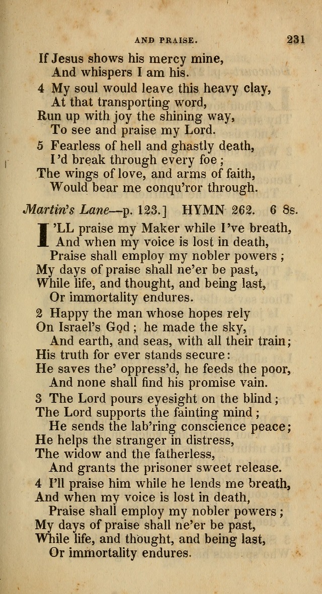 A Collection of Hymns for the Use of the Methodist Episcopal Church: principally from the collection of  Rev. John Wesley, M. A., late fellow of Lincoln College, Oxford; with... (Rev. & corr.) page 231