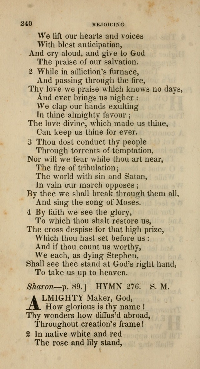 A Collection of Hymns for the Use of the Methodist Episcopal Church: principally from the collection of  Rev. John Wesley, M. A., late fellow of Lincoln College, Oxford; with... (Rev. & corr.) page 240