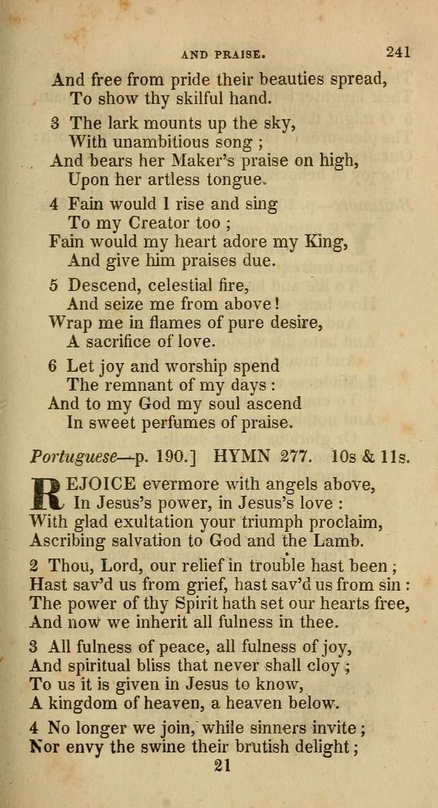 A Collection of Hymns for the Use of the Methodist Episcopal Church: principally from the collection of  Rev. John Wesley, M. A., late fellow of Lincoln College, Oxford; with... (Rev. & corr.) page 241