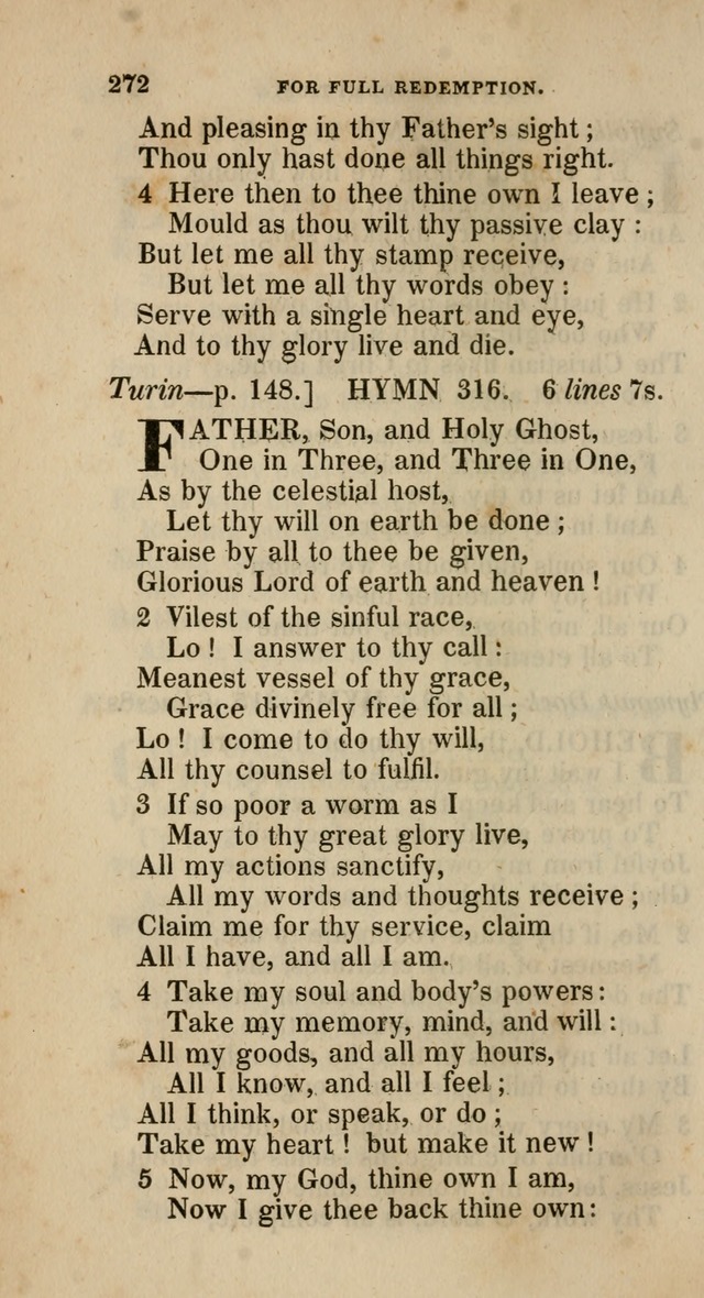 A Collection of Hymns for the Use of the Methodist Episcopal Church: principally from the collection of  Rev. John Wesley, M. A., late fellow of Lincoln College, Oxford; with... (Rev. & corr.) page 272