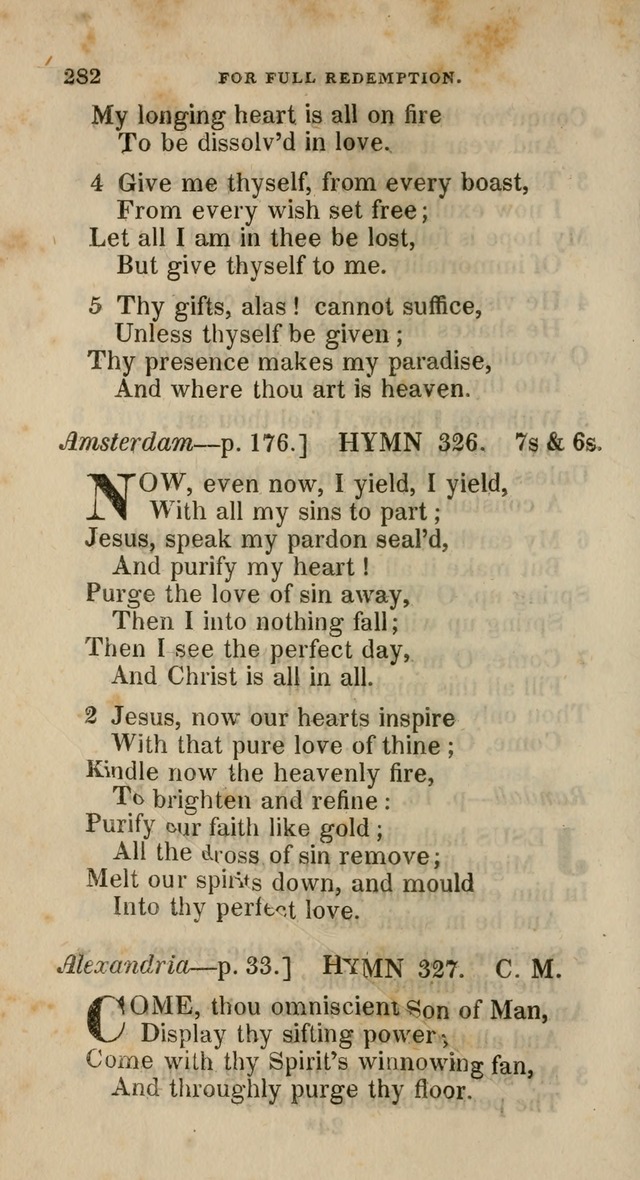 A Collection of Hymns for the Use of the Methodist Episcopal Church: principally from the collection of  Rev. John Wesley, M. A., late fellow of Lincoln College, Oxford; with... (Rev. & corr.) page 282