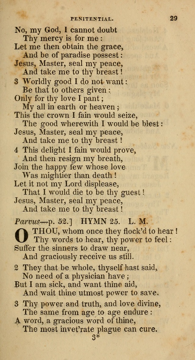 A Collection of Hymns for the Use of the Methodist Episcopal Church: principally from the collection of  Rev. John Wesley, M. A., late fellow of Lincoln College, Oxford; with... (Rev. & corr.) page 29