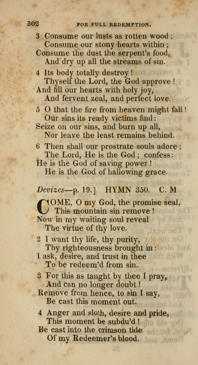 A Collection of Hymns for the Use of the Methodist Episcopal Church: principally from the collection of  Rev. John Wesley, M. A., late fellow of Lincoln College, Oxford; with... (Rev. & corr.) page 302