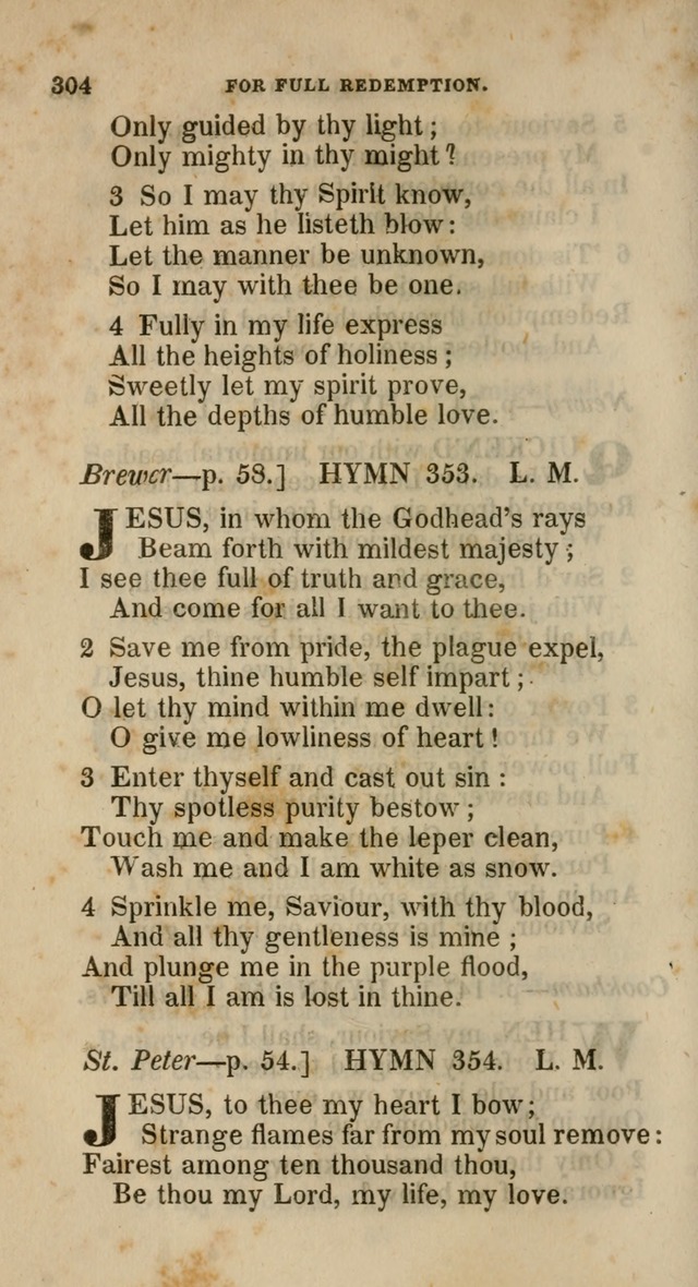 A Collection of Hymns for the Use of the Methodist Episcopal Church: principally from the collection of  Rev. John Wesley, M. A., late fellow of Lincoln College, Oxford; with... (Rev. & corr.) page 304