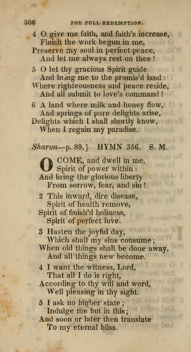 A Collection of Hymns for the Use of the Methodist Episcopal Church: principally from the collection of  Rev. John Wesley, M. A., late fellow of Lincoln College, Oxford; with... (Rev. & corr.) page 306