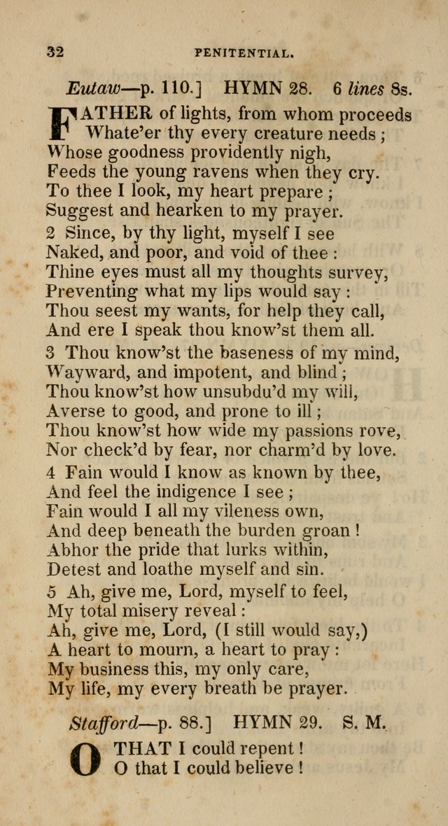 A Collection of Hymns for the Use of the Methodist Episcopal Church: principally from the collection of  Rev. John Wesley, M. A., late fellow of Lincoln College, Oxford; with... (Rev. & corr.) page 32