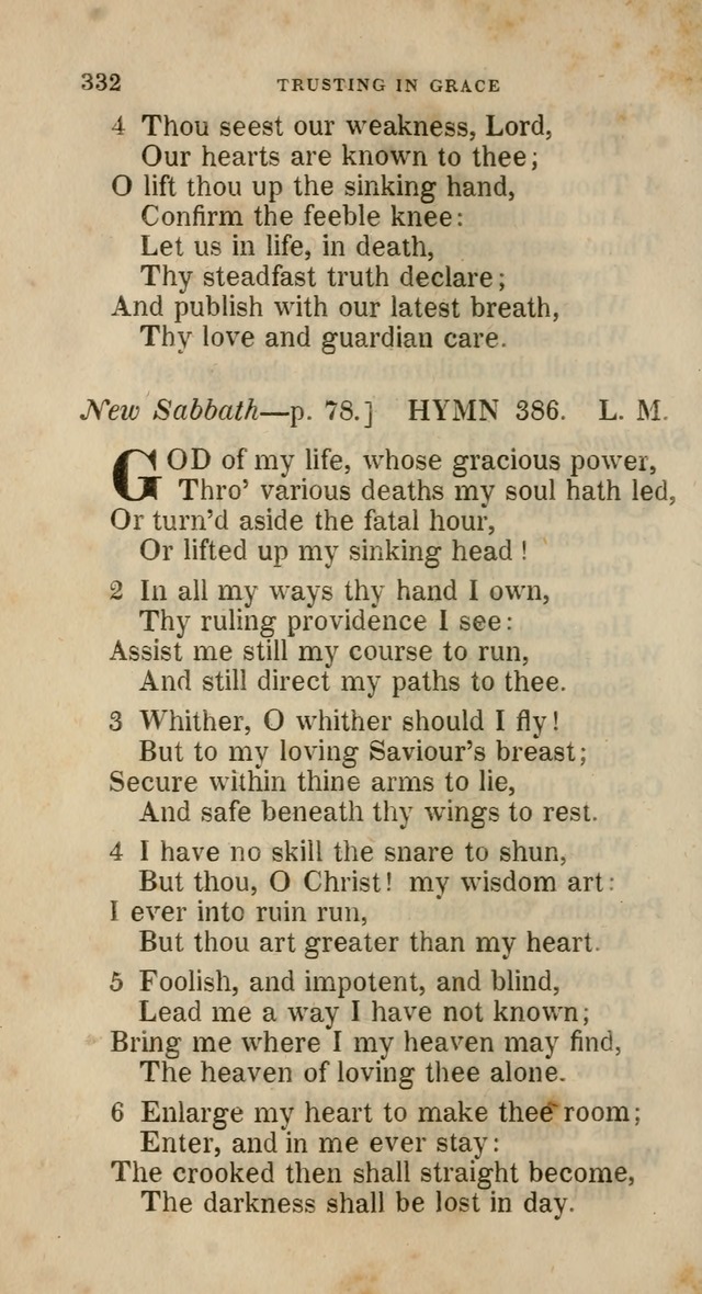 A Collection of Hymns for the Use of the Methodist Episcopal Church: principally from the collection of  Rev. John Wesley, M. A., late fellow of Lincoln College, Oxford; with... (Rev. & corr.) page 332