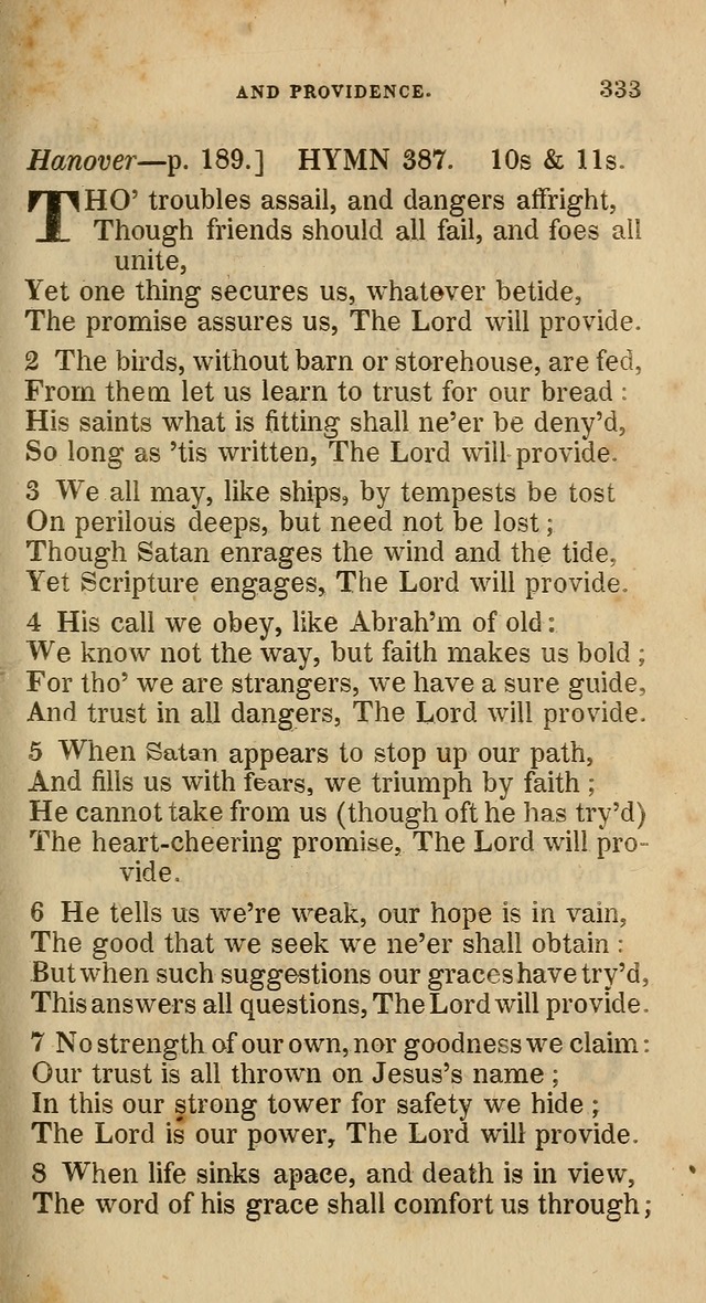 A Collection of Hymns for the Use of the Methodist Episcopal Church: principally from the collection of  Rev. John Wesley, M. A., late fellow of Lincoln College, Oxford; with... (Rev. & corr.) page 333