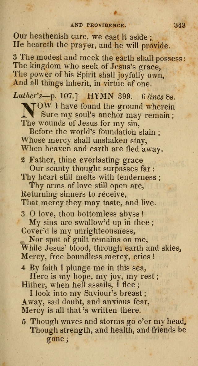 A Collection of Hymns for the Use of the Methodist Episcopal Church: principally from the collection of  Rev. John Wesley, M. A., late fellow of Lincoln College, Oxford; with... (Rev. & corr.) page 343