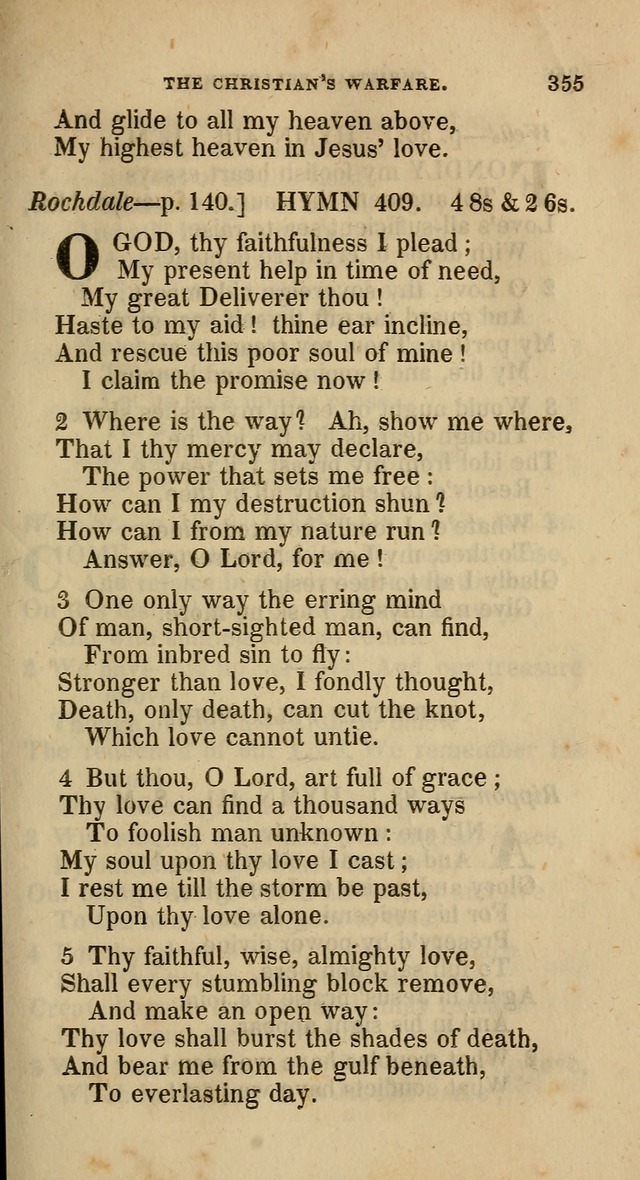 A Collection of Hymns for the Use of the Methodist Episcopal Church: principally from the collection of  Rev. John Wesley, M. A., late fellow of Lincoln College, Oxford; with... (Rev. & corr.) page 355