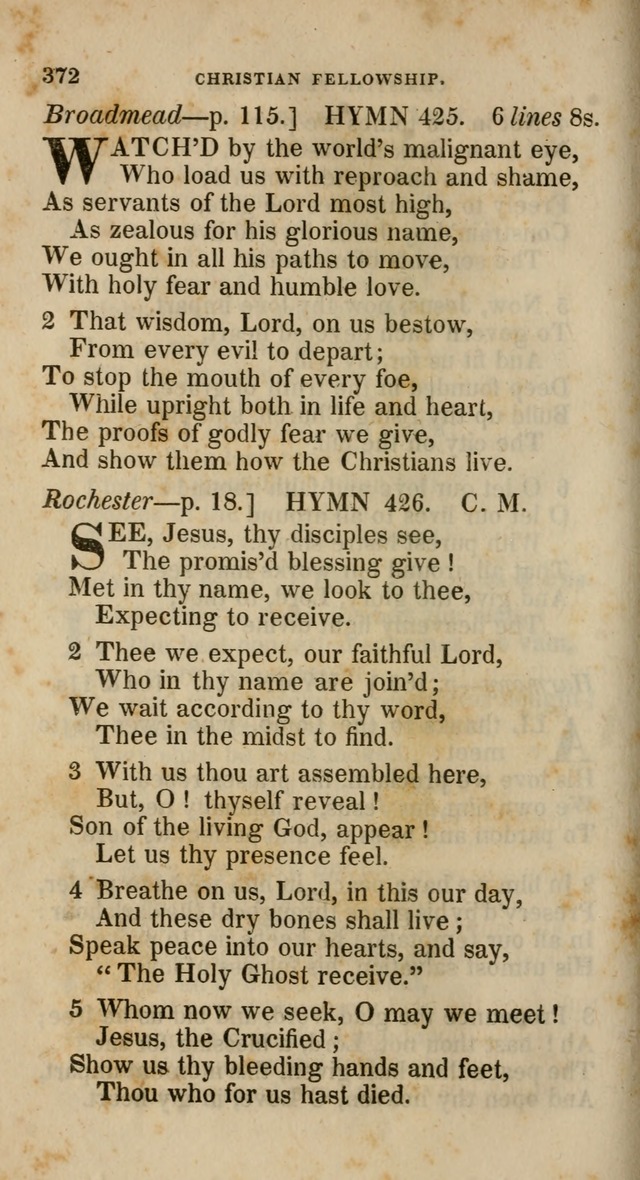 A Collection of Hymns for the Use of the Methodist Episcopal Church: principally from the collection of  Rev. John Wesley, M. A., late fellow of Lincoln College, Oxford; with... (Rev. & corr.) page 372