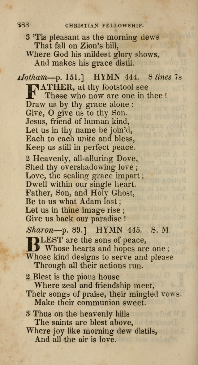 A Collection of Hymns for the Use of the Methodist Episcopal Church: principally from the collection of  Rev. John Wesley, M. A., late fellow of Lincoln College, Oxford; with... (Rev. & corr.) page 388