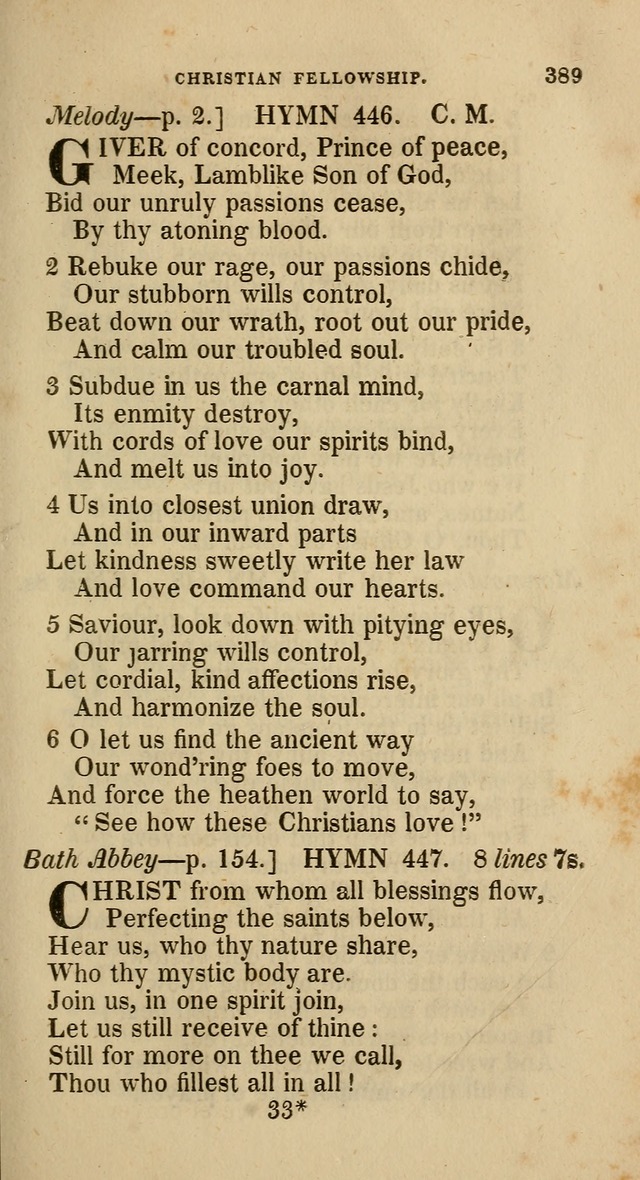 A Collection of Hymns for the Use of the Methodist Episcopal Church: principally from the collection of  Rev. John Wesley, M. A., late fellow of Lincoln College, Oxford; with... (Rev. & corr.) page 389