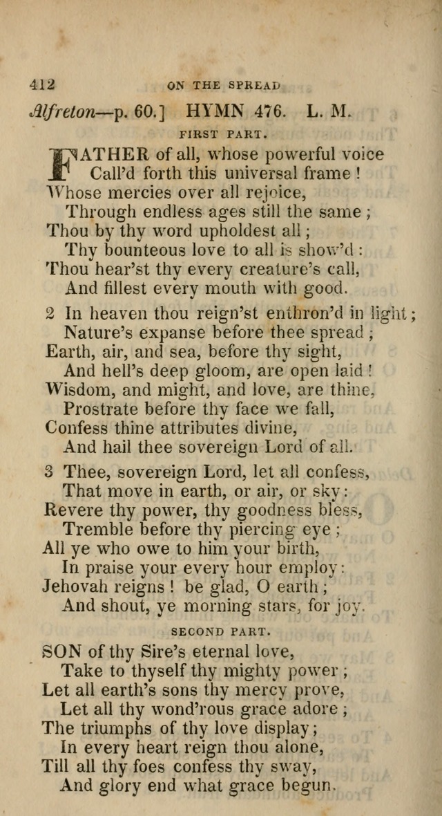 A Collection of Hymns for the Use of the Methodist Episcopal Church: principally from the collection of  Rev. John Wesley, M. A., late fellow of Lincoln College, Oxford; with... (Rev. & corr.) page 412