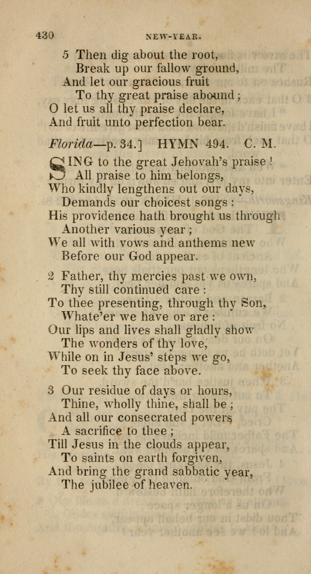 A Collection of Hymns for the Use of the Methodist Episcopal Church: principally from the collection of  Rev. John Wesley, M. A., late fellow of Lincoln College, Oxford; with... (Rev. & corr.) page 430