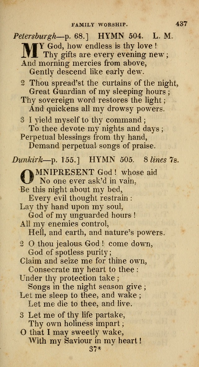 A Collection of Hymns for the Use of the Methodist Episcopal Church: principally from the collection of  Rev. John Wesley, M. A., late fellow of Lincoln College, Oxford; with... (Rev. & corr.) page 437