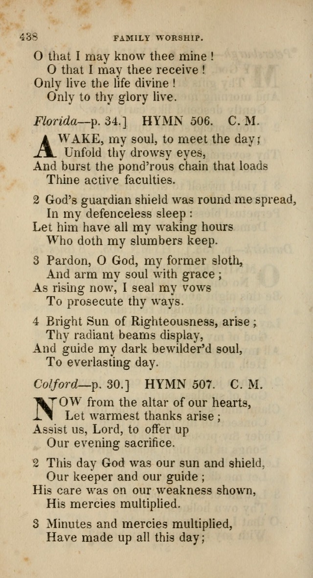 A Collection of Hymns for the Use of the Methodist Episcopal Church: principally from the collection of  Rev. John Wesley, M. A., late fellow of Lincoln College, Oxford; with... (Rev. & corr.) page 438