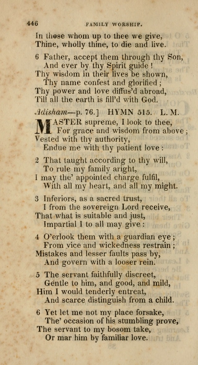 A Collection of Hymns for the Use of the Methodist Episcopal Church: principally from the collection of  Rev. John Wesley, M. A., late fellow of Lincoln College, Oxford; with... (Rev. & corr.) page 446