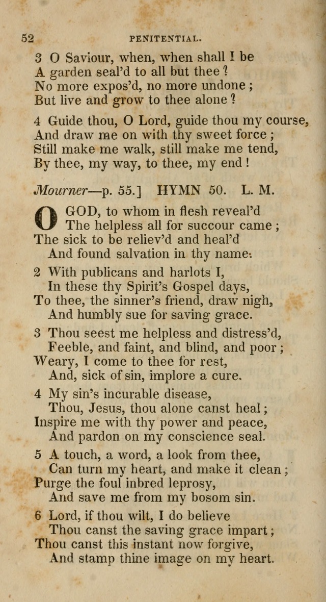 A Collection of Hymns for the Use of the Methodist Episcopal Church: principally from the collection of  Rev. John Wesley, M. A., late fellow of Lincoln College, Oxford; with... (Rev. & corr.) page 52