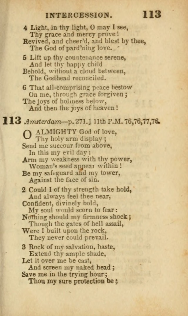 A Collection of Hymns: for the use of the Methodist Episcopal Church, principally from the collection of the Rev. John Wesley, A. M., late fellow of Lincoln College..(Rev. and corr. with a supplement) page 115