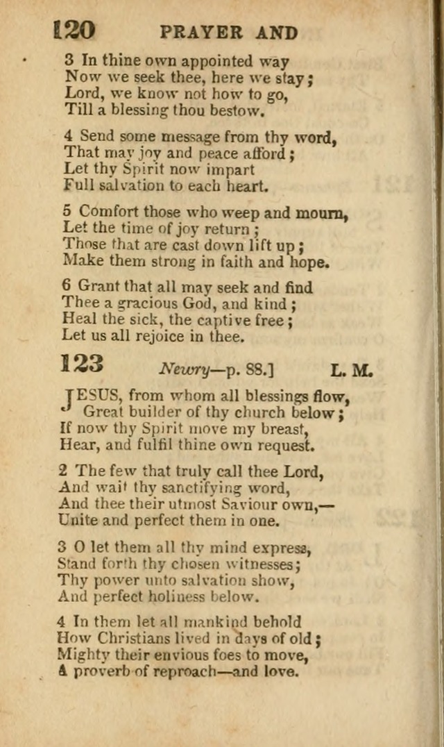 A Collection of Hymns: for the use of the Methodist Episcopal Church, principally from the collection of the Rev. John Wesley, A. M., late fellow of Lincoln College..(Rev. and corr. with a supplement) page 122