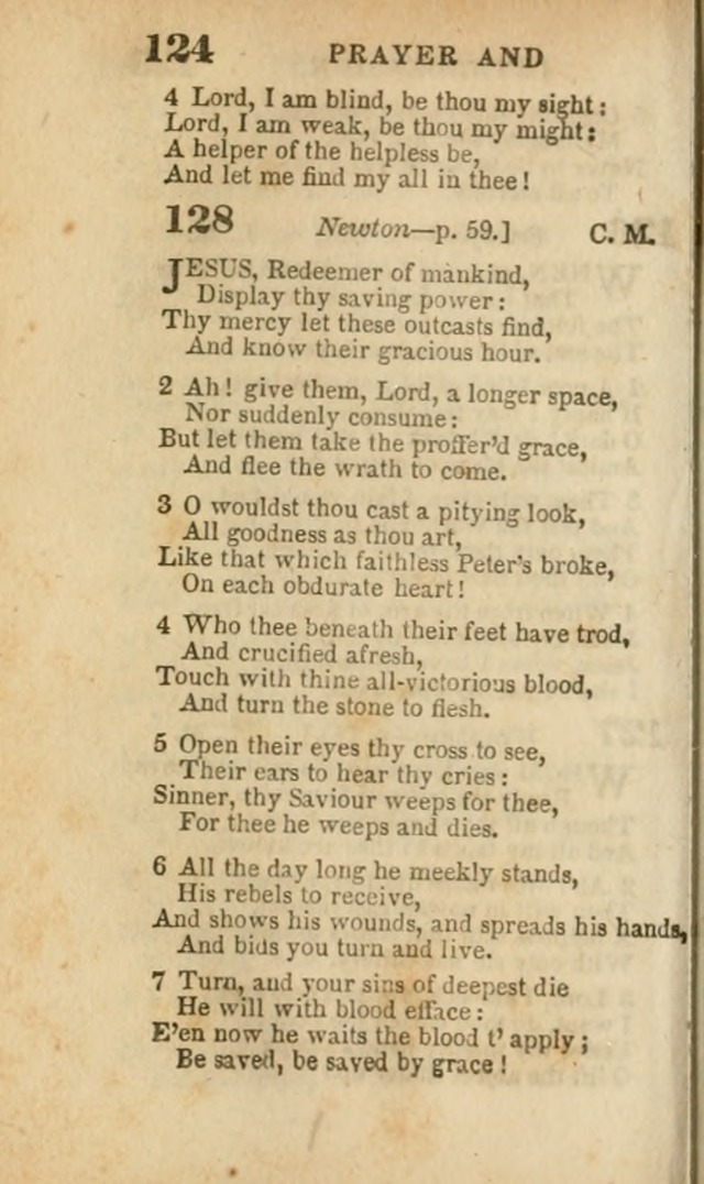 A Collection of Hymns: for the use of the Methodist Episcopal Church, principally from the collection of the Rev. John Wesley, A. M., late fellow of Lincoln College..(Rev. and corr. with a supplement) page 126