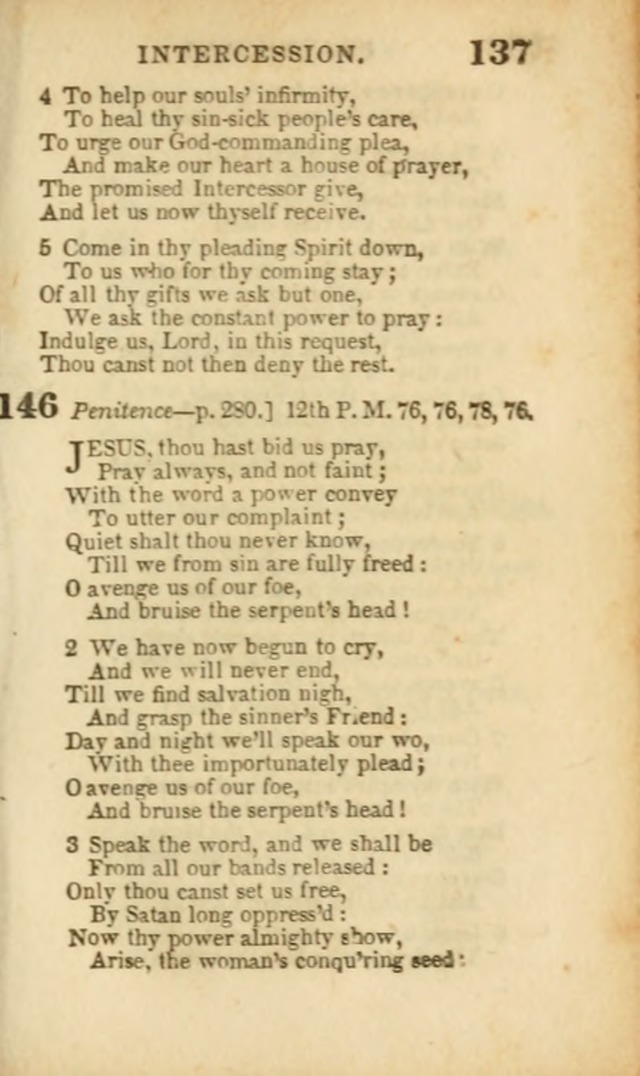 A Collection of Hymns: for the use of the Methodist Episcopal Church, principally from the collection of the Rev. John Wesley, A. M., late fellow of Lincoln College..(Rev. and corr. with a supplement) page 139