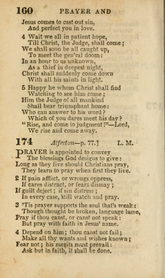 A Collection of Hymns: for the use of the Methodist Episcopal Church, principally from the collection of the Rev. John Wesley, A. M., late fellow of Lincoln College..(Rev. and corr. with a supplement) page 162