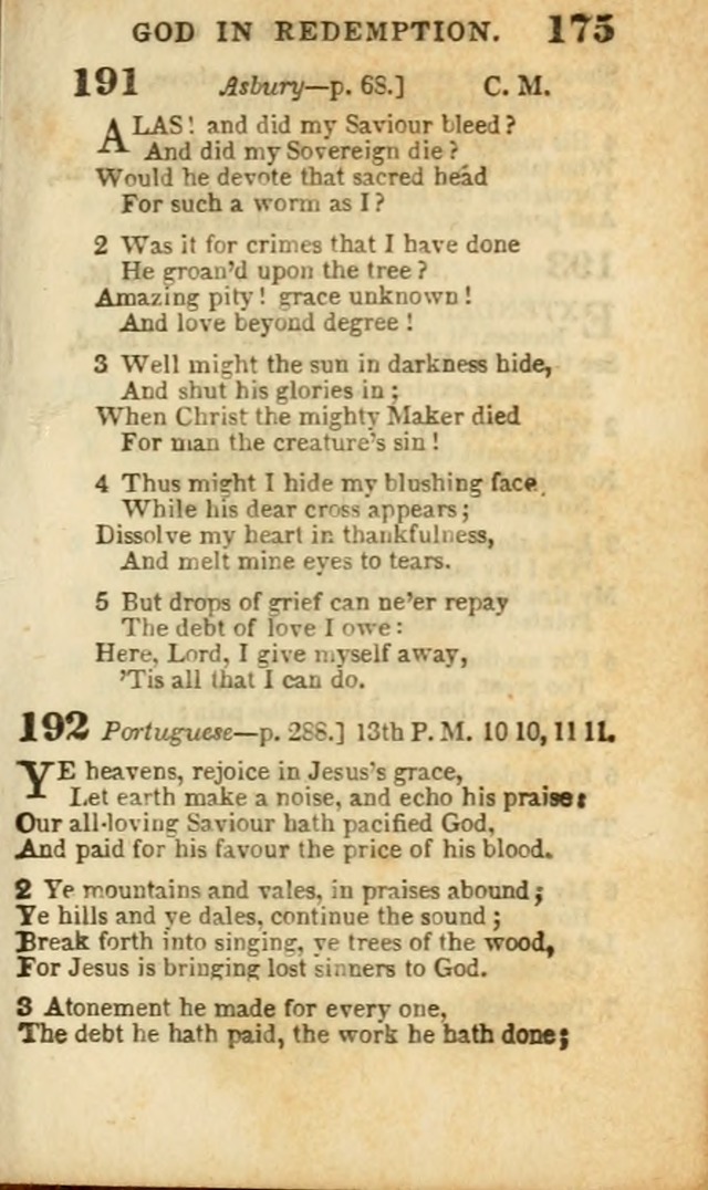 A Collection of Hymns: for the use of the Methodist Episcopal Church, principally from the collection of the Rev. John Wesley, A. M., late fellow of Lincoln College..(Rev. and corr. with a supplement) page 177