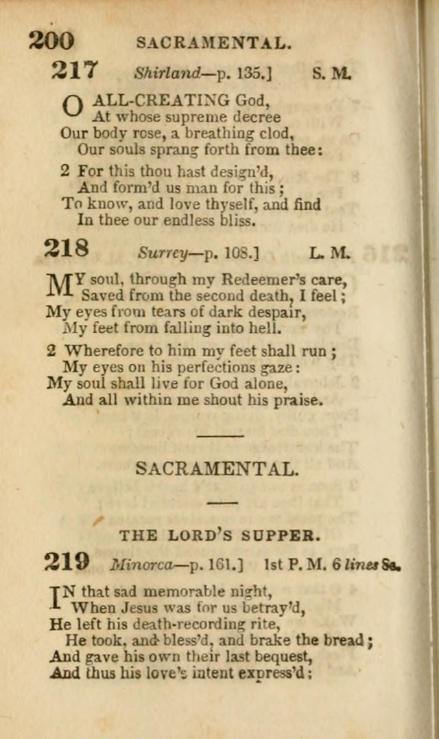 A Collection of Hymns: for the use of the Methodist Episcopal Church, principally from the collection of the Rev. John Wesley, A. M., late fellow of Lincoln College..(Rev. and corr. with a supplement) page 202