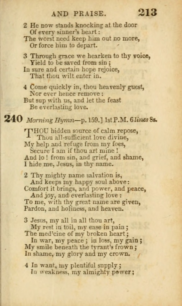 A Collection of Hymns: for the use of the Methodist Episcopal Church, principally from the collection of the Rev. John Wesley, A. M., late fellow of Lincoln College..(Rev. and corr. with a supplement) page 215