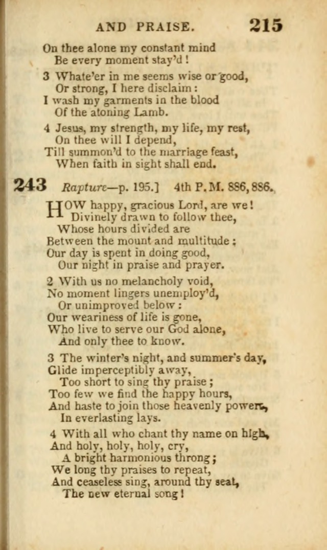 A Collection of Hymns: for the use of the Methodist Episcopal Church, principally from the collection of the Rev. John Wesley, A. M., late fellow of Lincoln College..(Rev. and corr. with a supplement) page 217