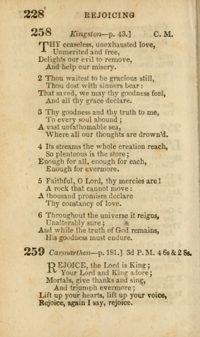 A Collection of Hymns: for the use of the Methodist Episcopal Church, principally from the collection of the Rev. John Wesley, A. M., late fellow of Lincoln College..(Rev. and corr. with a supplement) page 230