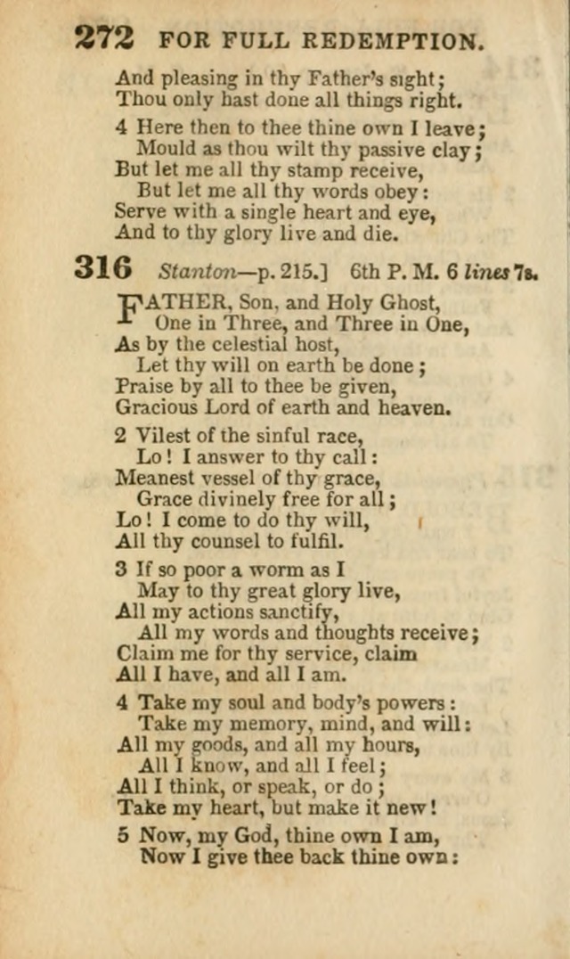 A Collection of Hymns: for the use of the Methodist Episcopal Church, principally from the collection of the Rev. John Wesley, A. M., late fellow of Lincoln College..(Rev. and corr. with a supplement) page 274