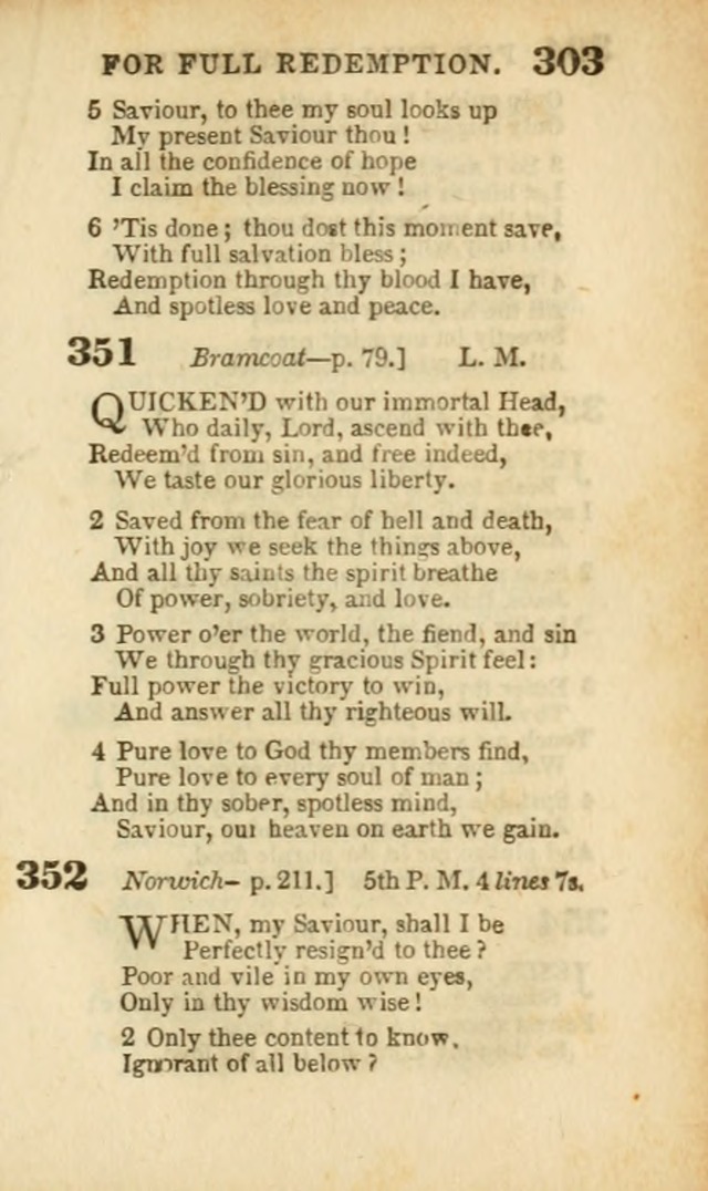 A Collection of Hymns: for the use of the Methodist Episcopal Church, principally from the collection of the Rev. John Wesley, A. M., late fellow of Lincoln College..(Rev. and corr. with a supplement) page 305