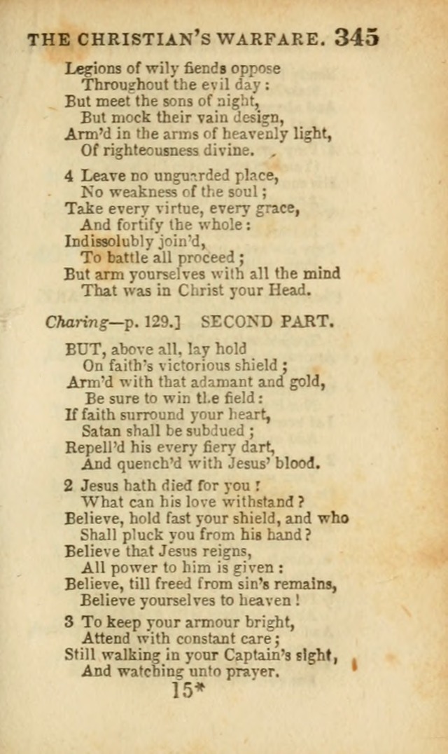 A Collection of Hymns: for the use of the Methodist Episcopal Church, principally from the collection of the Rev. John Wesley, A. M., late fellow of Lincoln College..(Rev. and corr. with a supplement) page 347