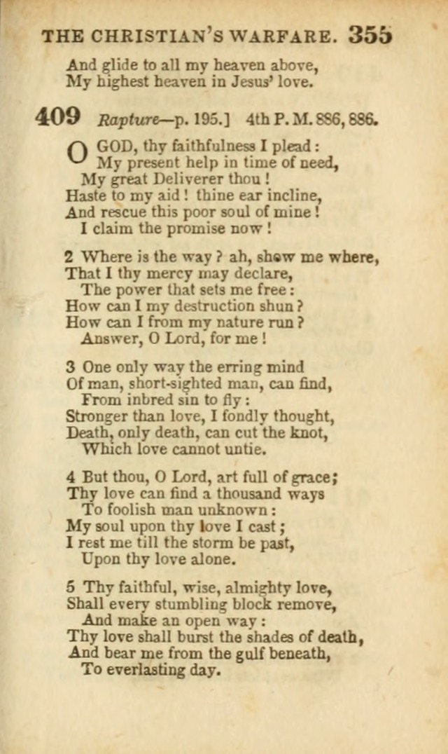 A Collection of Hymns: for the use of the Methodist Episcopal Church, principally from the collection of the Rev. John Wesley, A. M., late fellow of Lincoln College..(Rev. and corr. with a supplement) page 357