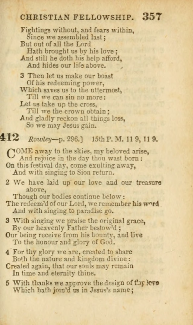 A Collection of Hymns: for the use of the Methodist Episcopal Church, principally from the collection of the Rev. John Wesley, A. M., late fellow of Lincoln College..(Rev. and corr. with a supplement) page 359