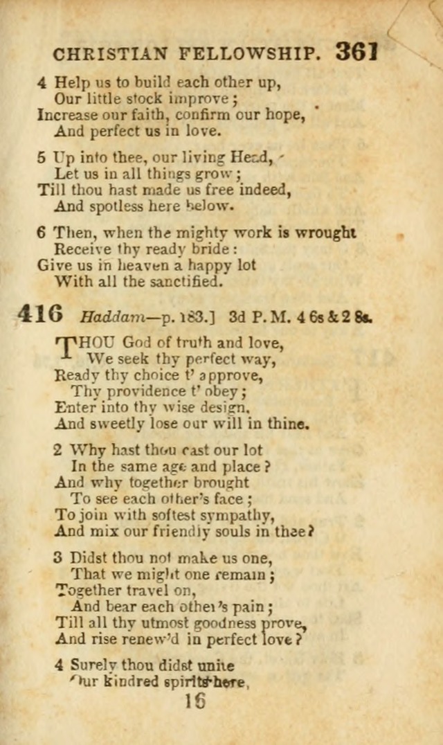 A Collection of Hymns: for the use of the Methodist Episcopal Church, principally from the collection of the Rev. John Wesley, A. M., late fellow of Lincoln College..(Rev. and corr. with a supplement) page 363