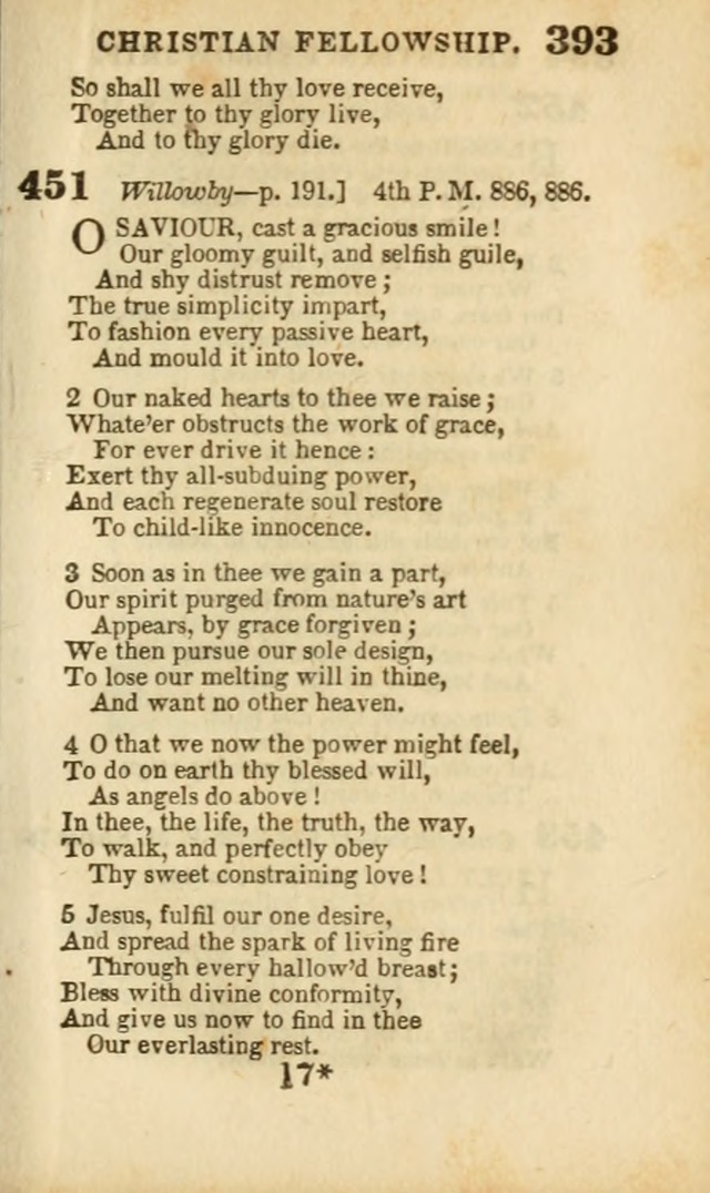 A Collection of Hymns: for the use of the Methodist Episcopal Church, principally from the collection of the Rev. John Wesley, A. M., late fellow of Lincoln College..(Rev. and corr. with a supplement) page 395